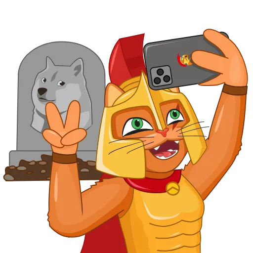 😱 Эмодзи «Sparta Cats» для Telegram