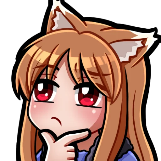 🤔 Стикер «Holo, Холо» для Telegram