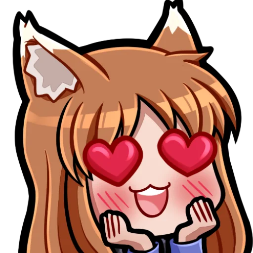 😍 Стикер «Holo, Холо» для Telegram