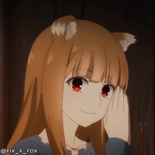 Стикерпак Spice and Wolf Merchant Meets the Wise Wolf для Telegram — скачать