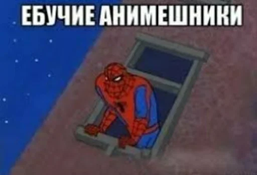 🤬 Стикер «Spider poxuy» для Telegram