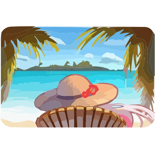 🏖 Эмодзи «Пауки в отпуске» для Telegram