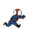 😨 Эмодзи «˚spideypool ! – ⋆» для Telegram