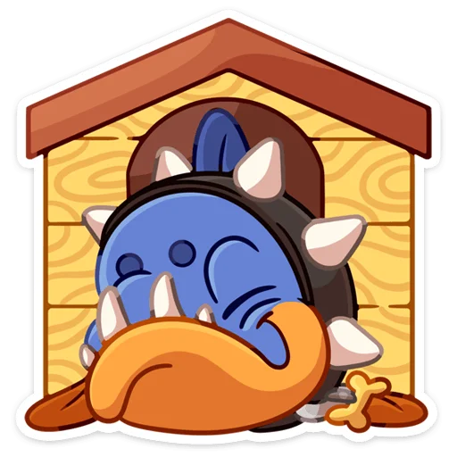 😴 Стикер «Спайк» для Telegram