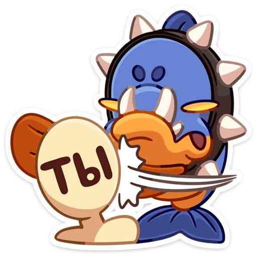 👊 Стикер «Спайк» для Telegram