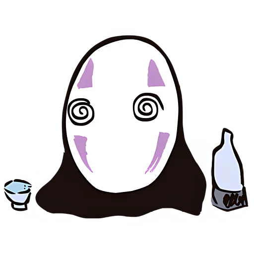 😵‍💫 Стикер «Унесённые призраками Spirited Away» для Telegram