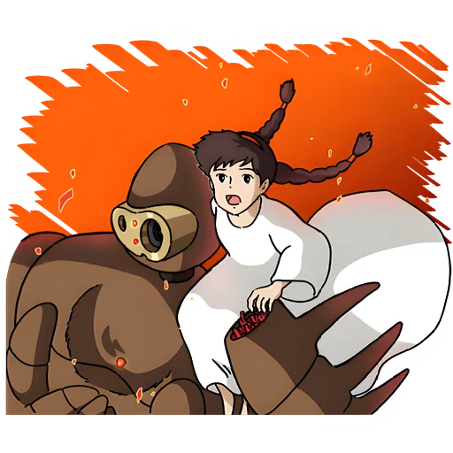 👾 Стикер «Унесённые призраками Spirited Away» для Telegram