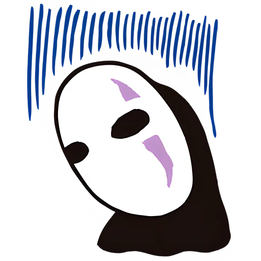 😞 Стикер «Унесённые призраками Spirited Away» для Telegram
