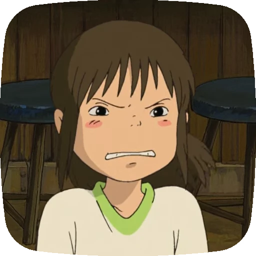 😡 Стикер «Spirited Away» для Telegram