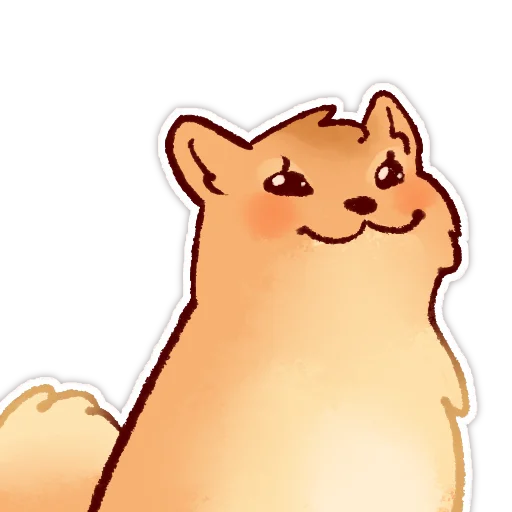 😌 Стикер «Булочка с корицей» для Telegram