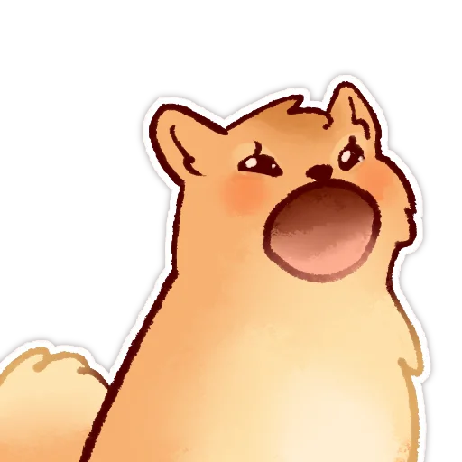 😲 Стикер «Булочка с корицей» для Telegram