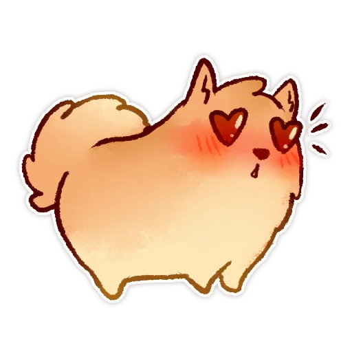 😍 Стикер «Булочка с корицей» для Telegram