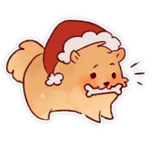 🎄 Стикер «Булочка с корицей» для Telegram