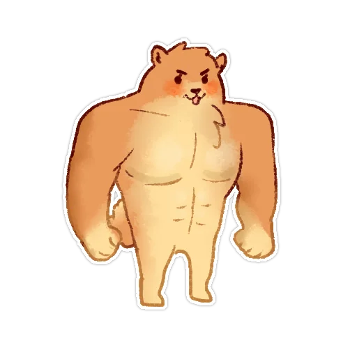 😈 Стикер «Булочка с корицей» для Telegram