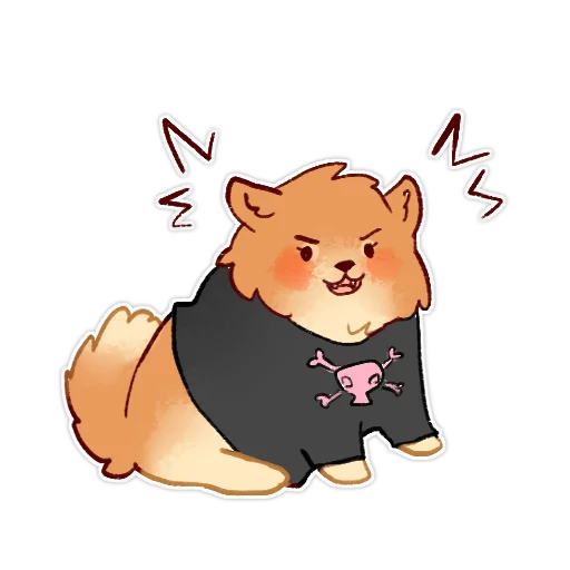 😈 Стикер «Булочка с корицей» для Telegram