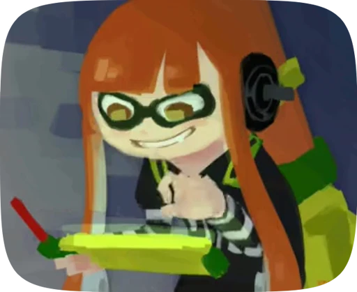 🐙 Стикер «Splatoon» для Telegram