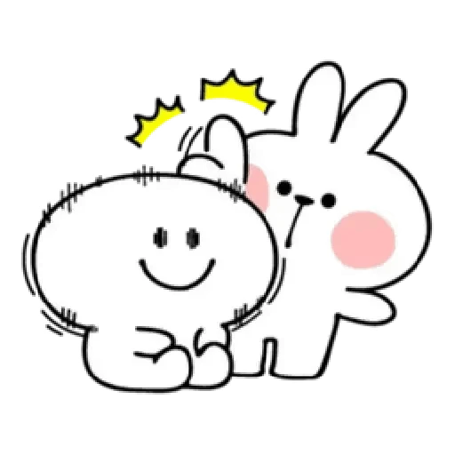 ☺️ Стикер «Spoilet Rabbit» для Telegram