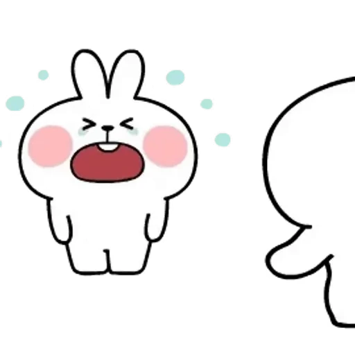 😰 Стикер «Spoilet Rabbit» для Telegram