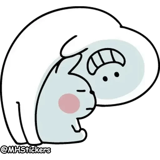 😊 Стикер «Spoilet Rabbit» для Telegram