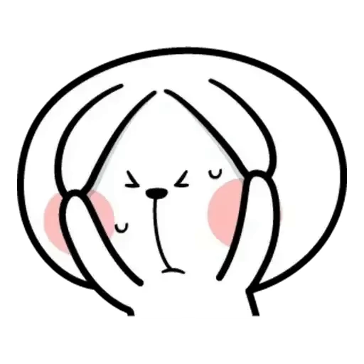 😕 Стикер «Spoilet Rabbit» для Telegram