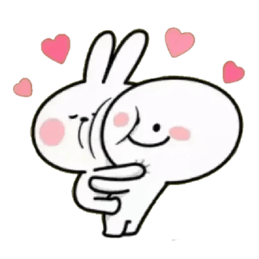 🥰 Стикер «Spoilet Rabbit» для Telegram