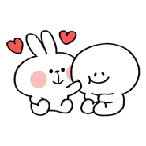 🥰 Стикер «Spoilet Rabbit» для Telegram