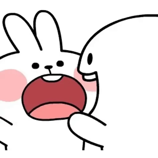 😆 Стикер «Spoilet Rabbit» для Telegram