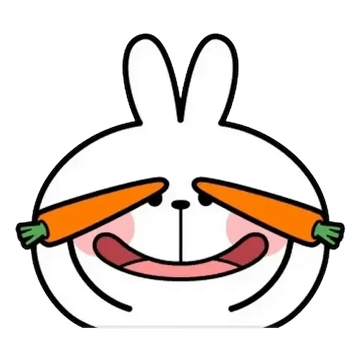 🥕 Стикер «Spoilet Rabbit» для Telegram