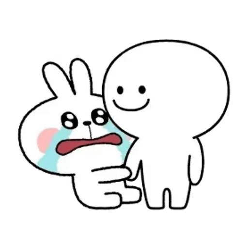 😰 Стикер «Spoilet Rabbit» для Telegram