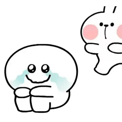 😭 Стикер «Spoilet Rabbit» для Telegram