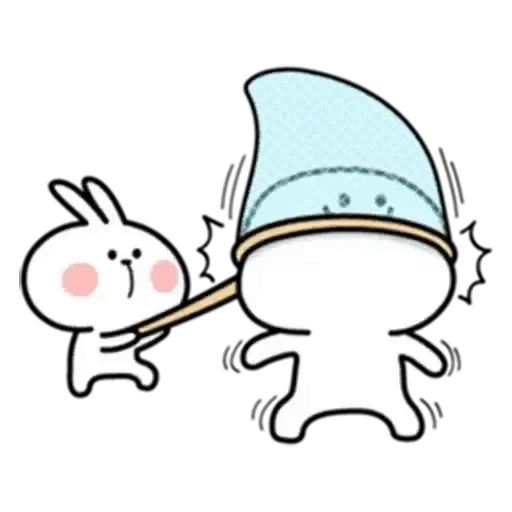 😡 Стикер «Spoilet Rabbit» для Telegram