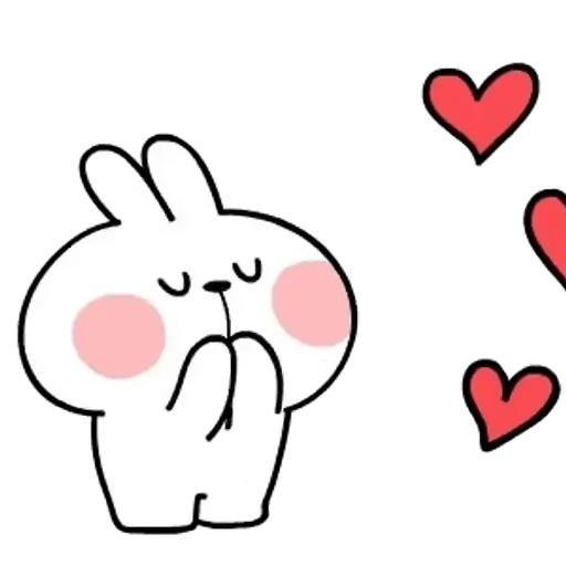 😘 Стикер «Spoilet Rabbit» для Telegram