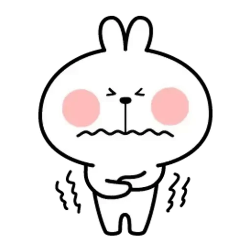 😟 Стикер «Spoilet Rabbit» для Telegram