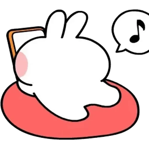 😧 Стикер «Spoilet Rabbit» для Telegram