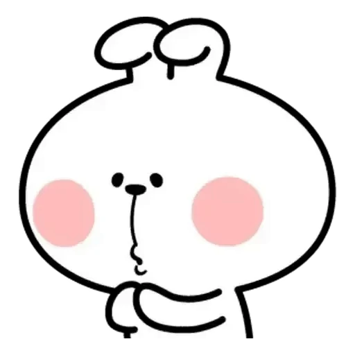 😌 Стикер «Spoilet Rabbit» для Telegram
