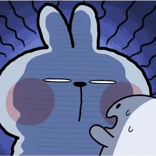 😱 Стикер «Spoilet Rabbit» для Telegram