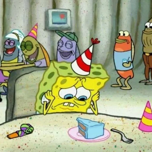 🥳 Стикер «SPONGEMEME» для Telegram