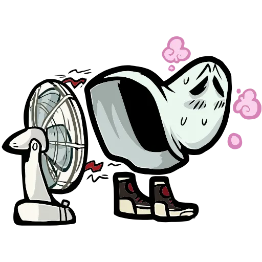 🤤 Эмодзи «Полтергейст Спуки» для Telegram