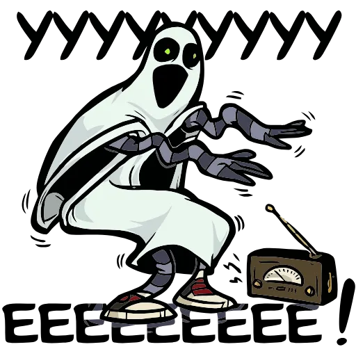 👻 Эмодзи «Полтергейст Спуки» для Telegram
