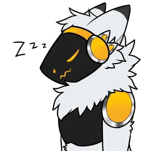 😴 Стикер «Spots The Protogen» для Telegram