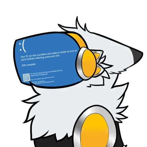 🤯 Стикер «Spots The Protogen» для Telegram