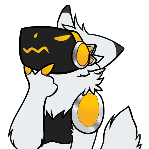 🤔 Стикер «Spots The Protogen» для Telegram