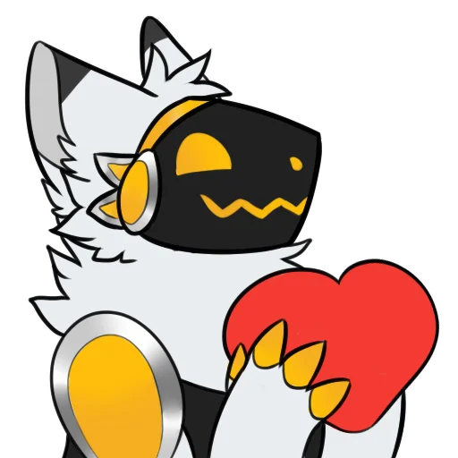 ❤️ Стикер «Spots The Protogen» для Telegram