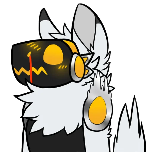 🥵 Стикер «Spots The Protogen» для Telegram