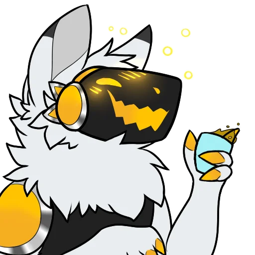 🥴 Стикер «Spots The Protogen» для Telegram