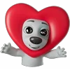 🥰 Эмодзи «Спотти в 3D» для Telegram