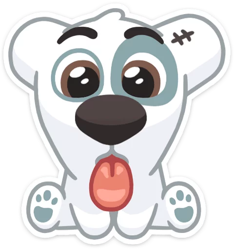 😛 Стикер «Spotty» для Telegram