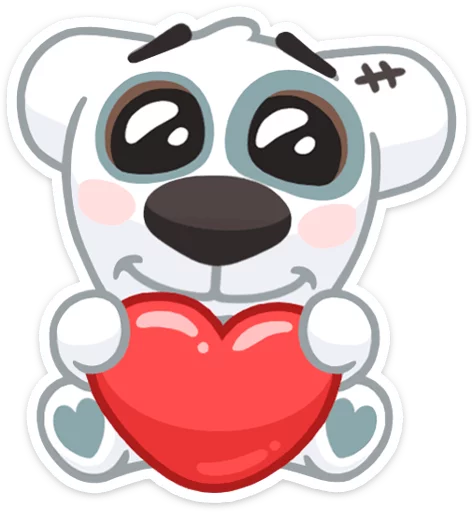 ❤ Стикер «Spotty» для Telegram