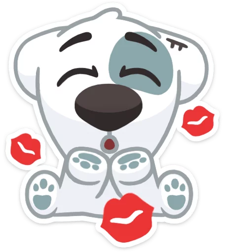 💋 Стикер «Spotty» для Telegram