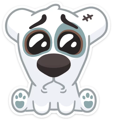 🙁 Стикер «Spotty» для Telegram